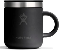 Hydro Flask Coffee Mug ?C Insulated Stainless Steel. Non Spill. Leak Resistant Travel Mug 6 Oz Tonal Black