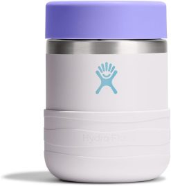 Hydro Flask Insulated Food Container - Snack Container for Kids and Lunch Box - 12 Oz Food Jar in Cloud Pink