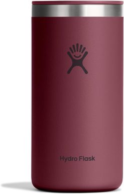 Hydro Flask Travel Coffee Cup ?C Insulated Stainless Steel. Non-Spill. Leak Proof To-Go Coffee Tumbler 16 Oz Burgundy