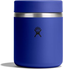 Hydro Flask Food Jar ?C Insulated Stainless Steel. Snack Travel Container for Hot Food & Soup 28 Oz Capri Blue