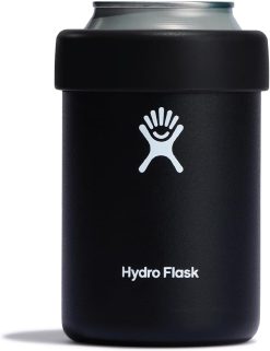 Hydro Flask 12 Oz Cooler for Cans - Can Cooler for Beer or Coffee - Insulated in Black