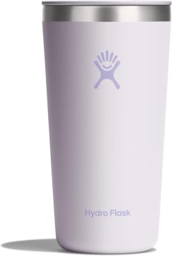 Hydro Flask All Around Tumbler Press-In Lid. Insulated Travel Mug. Stainless Steel Coffee Cup 20 Oz Cloud Pink