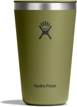 Hydro Flask All Around Tumbler Press-In Lid. Insulated Travel Mug. Stainless Steel Coffee Cup 16 Oz Palmer Green