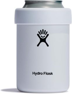 Hydro Flask 12 Oz Cooler for Cans - Can Cooler for Beer or Coffee - Insulated in White