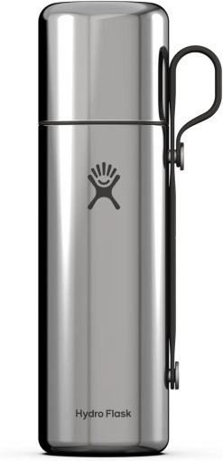 Hydro Flask Hot Flask & Cup ?C Insulated Stainless Steel. Hot Drink Travel Container for Coffee & Tea 28 Oz Stainless