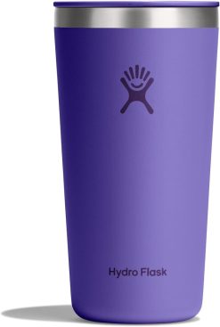 Hydro Flask All Around Tumbler Press-In Lid. Insulated Travel Mug. Stainless Steel Coffee Cup 20 Oz Utopia Purple