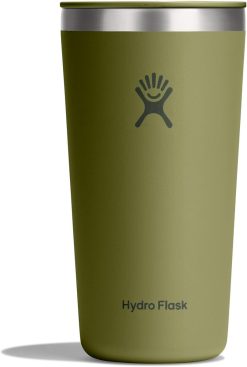 Hydro Flask All Around Tumbler Press-In Lid. Insulated Travel Mug. Stainless Steel Coffee Cup 20 Oz Palmer Green