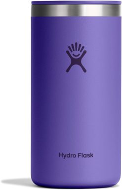 Hydro Flask Travel Coffee Cup ?C Insulated Stainless Steel. Non-Spill. Leak Proof To-Go Coffee Tumbler 16 Oz Utopia Purple