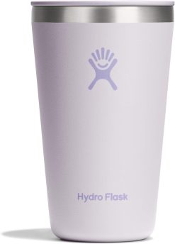Hydro Flask All Around Tumbler Press-In Lid. Insulated Travel Mug. Stainless Steel Coffee Cup 16 Oz Cloud Pink