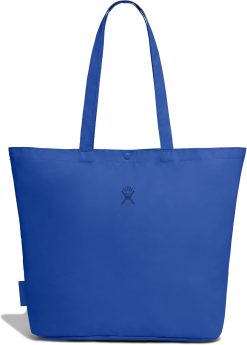 Hydro Flask Tote Bag - Everyday Reusable Travel Bag - Packable for Shopping & Grocery in 20L Capri Blue