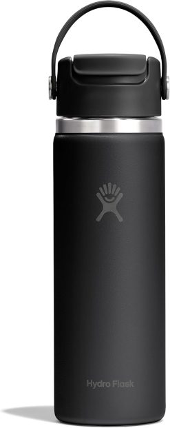 Hydro Flask Flip Sip Coffee Tumbler Mug ?C Insulated Stainless Steel. Non Spill. Leak Proof Travel Coffee Cup 20 Oz Black