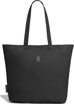 Hydro Flask Tote Bag - Everyday Reusable Travel Bag - Packable for Shopping & Grocery in 20L Black