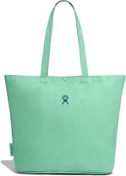 Hydro Flask Tote Bag - Everyday Reusable Travel Bag - Packable for Shopping & Grocery in 20L Mermaid Green