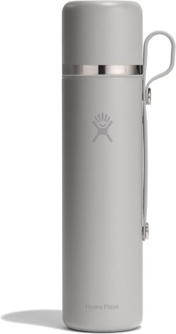 Hydro Flask Hot Flask & Cup ?C Insulated Stainless Steel. Hot Drink Travel Container for Coffee & Tea 36 Oz Birch Gray