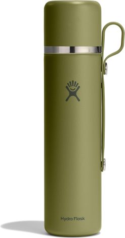 Hydro Flask Hot Flask & Cup ?C Insulated Stainless Steel. Hot Drink Travel Container for Coffee & Tea 36 Oz Palmer Green