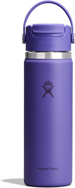 Hydro Flask Flip Sip Coffee Tumbler Mug ?C Insulated Stainless Steel. Non Spill. Leak Proof Travel Coffee Cup 20Oz Utopia Purple