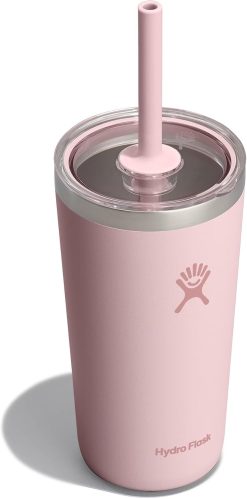 Hydro Flask All Around Tumbler Clear Straw Lid. Insulated Travel Mug. Insulated Coffee Cup 20 Oz Trillium