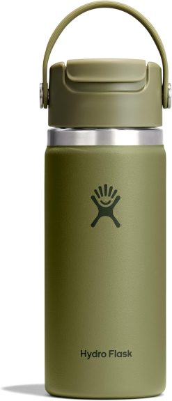 Hydro Flask Flip Sip Coffee Tumbler Mug ?C Insulated Stainless Steel. Non Spill. Leak Proof Travel Coffee Cup 16 Oz Palmer Green