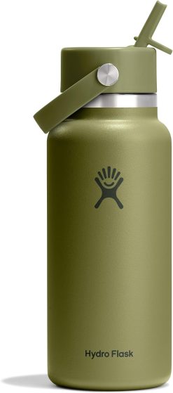 Hydro Flask Palmer Green Wide Flex Straw Cap Bottle 32 oz. 1 EA