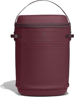 Hydro Flask Carryout Cooler Backpack - Insulated Portable Soft Cooler - 22 L Capacity Burgundy