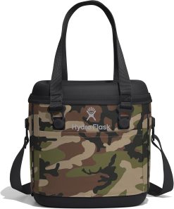 Hydro Flask Carryout Cooler - Insulated Portable Soft Cooler - 10 L Woodland Camo