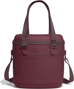 Hydro Flask Carryout Cooler - Insulated Portable Soft Cooler - 10 L Capacity Burgundy