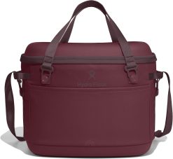 Hydro Flask Carryout Cooler - Insulated Portable Soft Cooler - 30 L Capacity Burgundy